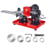 Diskinio pjūklo ašmenų galąstuvas 370W, 80–700 mm, su 6 centravimo adapteriais