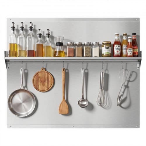 de2FYYJDBDTJ1JZBTY5H8001V02Fgoods_img-v12Fbacksplash-m100-1.2.jpg Virtuvės sienelė 91 x 76 cm, nerūdijančio plieno - Image 1