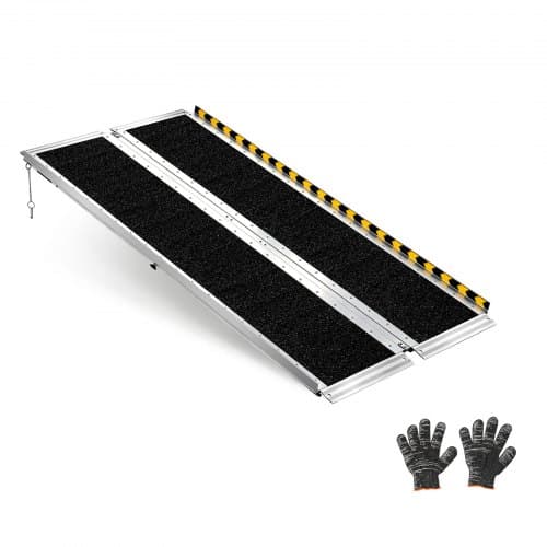 de2FZDKMJPD60YC15W9P5001V02Fgoods_img-v12Fwheelchair-ramp-m100-1.2.jpg Neįgaliųjų vėžimėlių rampą 152 cm, sulankstoma aliumininė su neslystančiu paviršiumi - Image 1