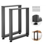 Plieninės stalo kojos 750 x 600 mm, rėminės, 2 vnt. iki 1000 kg